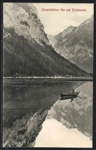 AK Leopoldsteiner See, Pfaffenstein, Ruderboot