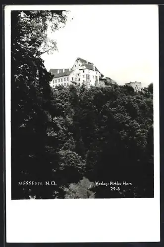 AK Messern /N.Ö., Blick zu einem Gebäude