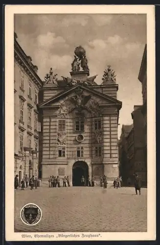 AK Wien, Ehemaliges Bürgerliches Zeughaus, Wappen