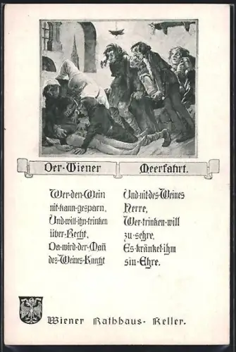 AK Wien, Wiener Rathauskeller, Der Wiener Meerfahrt