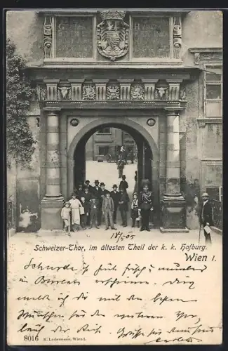 AK Wien, Schweizer-Chor im ältesten Teil der Hofburg