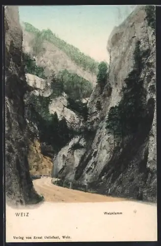 AK Weiz, Weizklamm mit Weg