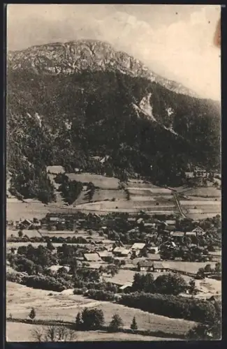 AK Aich im Ennstal, Panoramaansicht mit Bergpanorama