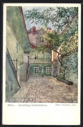 Künstler-AK Wien, Amerlings Geburtshaus