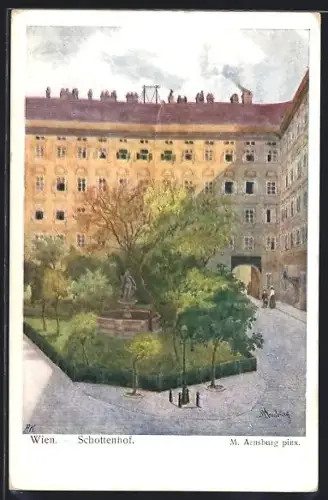 Künstler-AK Wien, Im Schottenhof
