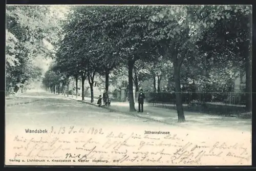 AK Hamburg-Wandsbek, In der Jüthornstrasse
