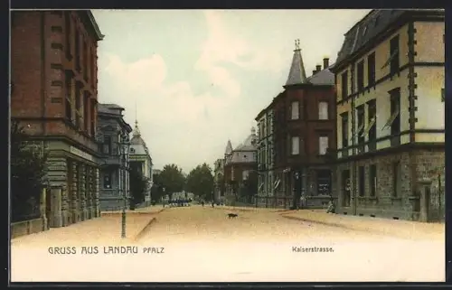 AK Landau /Pfalz, In der Kaiserstrasse