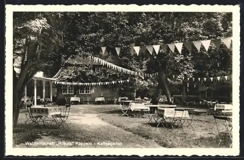 AK Kappeln, Gasthaus Waldwirtschaft Hüholz, Inh. Fritz Willhöft