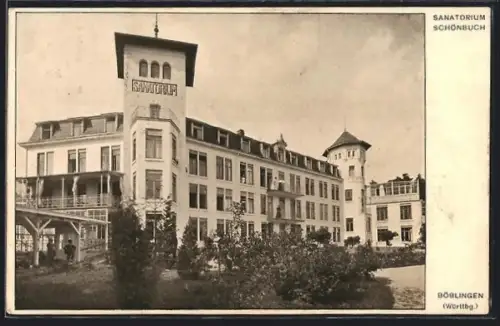 AK Böblingen /Württbg., Sanatorium Schönbuch