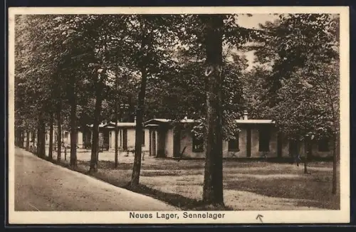 AK Sennelager, Neues Lager von der Strasse aus