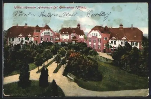 AK Rheinsberg /Mark, Genesungsheim Hohenelse