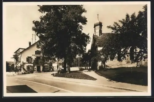 AK Kressbronn-Hemigkofen a. Bodensee, Gasthaus zur Kapelle, Inh. Otto Ortlieb