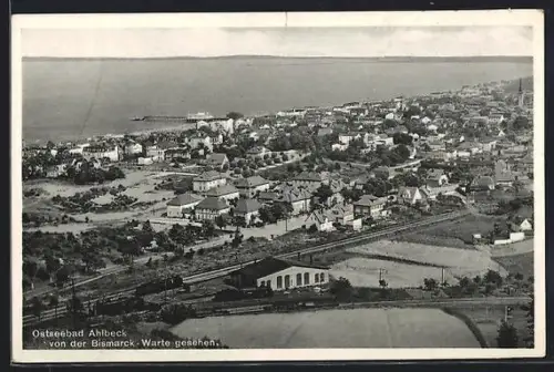 AK Ahlbeck, Blick von der Bismarckwarte