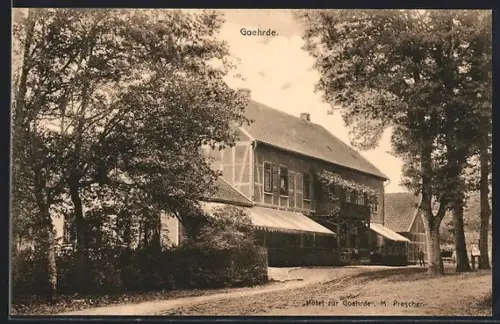 AK Goehrde, Partie am Hotel zur Goehrde, Bes. M. Prescher