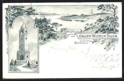 AK Berlin-Grunewald, Kaiser Wilhelm-Turm