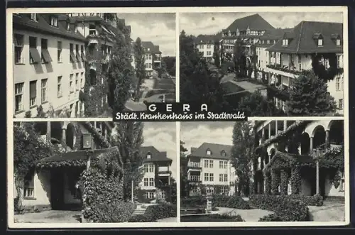 AK Gera, Städtisches Krankenhaus im Stadtwald