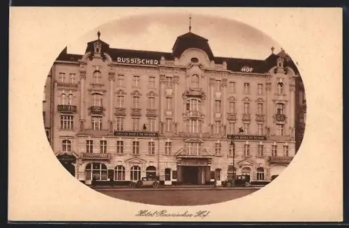 AK Berlin, Hotel Russischer Hof, Grand Hôtel de Russie in der Georgenstrasse 21-22