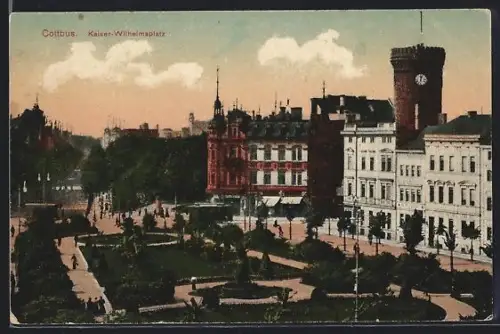 AK Cottbus, Kaiser-Wilhelmsplatz