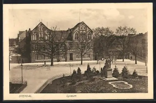 AK Stendal, Blick zum Lyceum