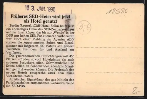 AK Sellin a. Rügen, Strandleben