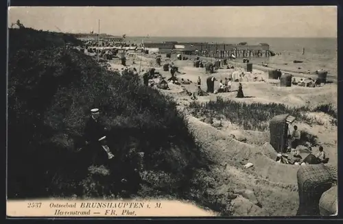 AK Brunshaupten i. M., Ostseebad, Herrenstrand