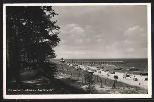 AK Ueckeritz, Ostseebad, Am Strande