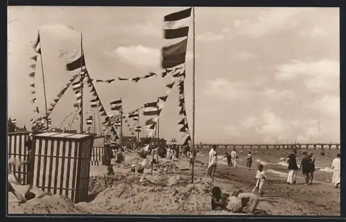 AK Zinnowitz, Ostseebad, Am Strand