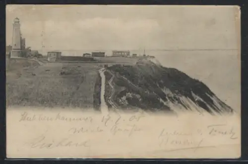 AK Arkona, Leuchtturm an der Steilküste