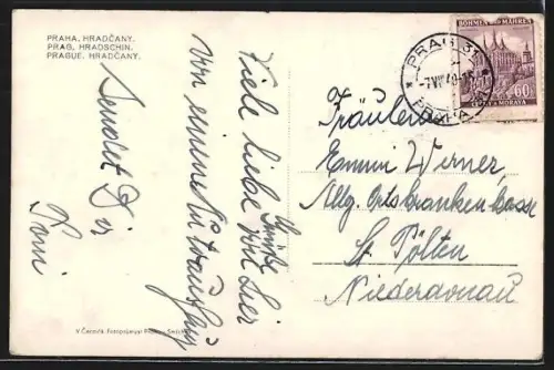 AK Prag / Praha, Hradcany