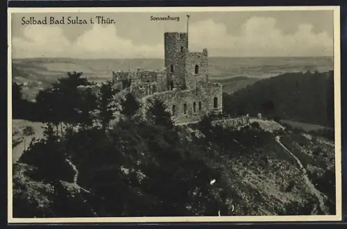 AK Bad Sulza, Blick auf die Sonnenburg