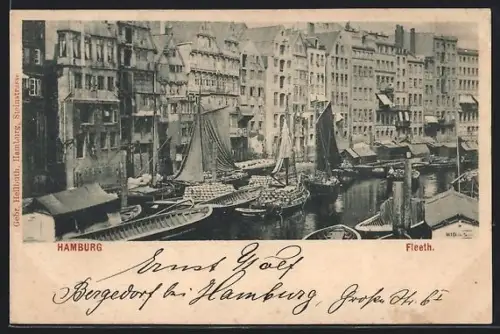 AK Hamburg, Fleeth mit Booten