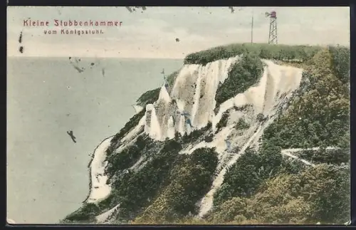 AK Kleine Stubbenkammer, Panorama vom Königsstuhl aus