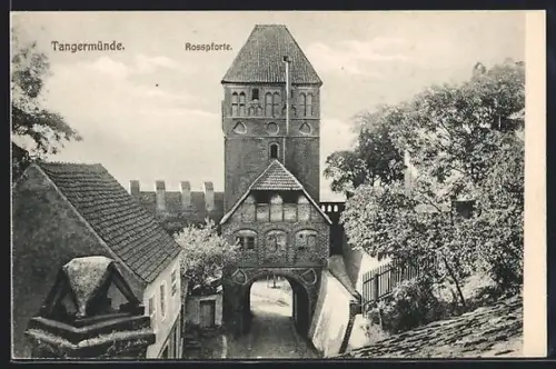 AK Tangermünde, Blick auf Rosspforte