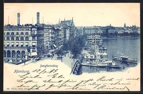 AK Hamburg-Neustadt, Jungfernstieg