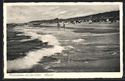 AK Fischerkathen an der Ostsee, Strandpartie