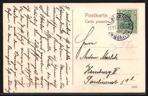 AK Leipzig, Neues Rathaus und Rathausring