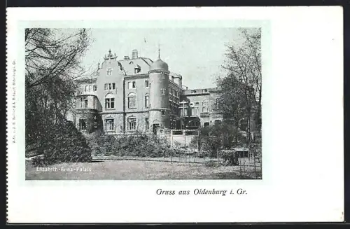 AK Oldenburg i. Gr., Elisabeth-Anna-Palais