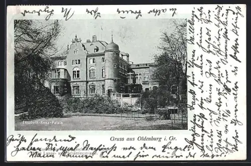 AK Oldenburg i. Gr., Elisabeth-Anna-Palais