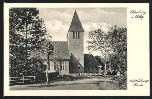 AK Oldenburg i. Oldbg., Auferstehungskirche