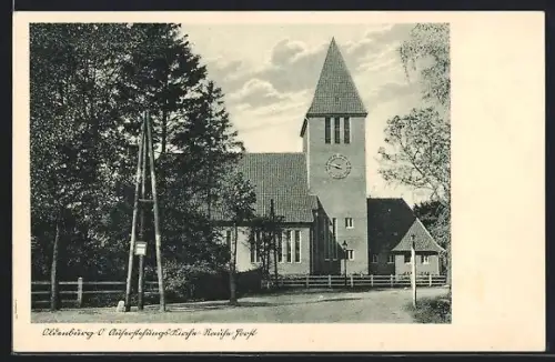 AK Oldenburg /O., Auferstehungskirche