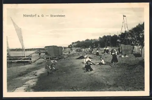 AK Niendorf a. O., Strandleben
