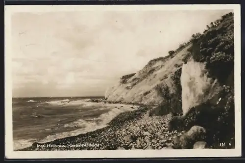 AK Insel Hiddensee, Swantewittbucht, Steilküste, Ostsee