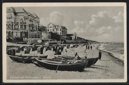 AK Kühlungsborn, Strand, Strandkörbe, Boote