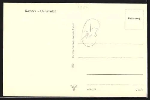 AK Rostock, Universität