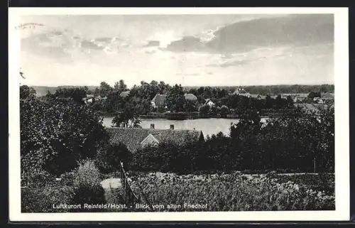 AK Reinfeld /Holst., Blick vom alten Friedhof