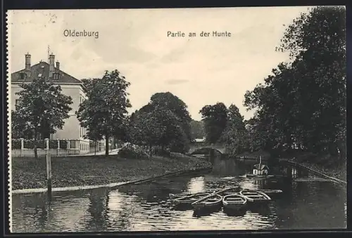 AK Oldenburg, Partie an der Hunte