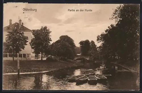 AK Oldenburg, Partie an der Hunte