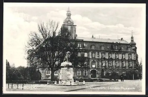 AK Oldenburg-O, Schlossplatz, Landesmuseum