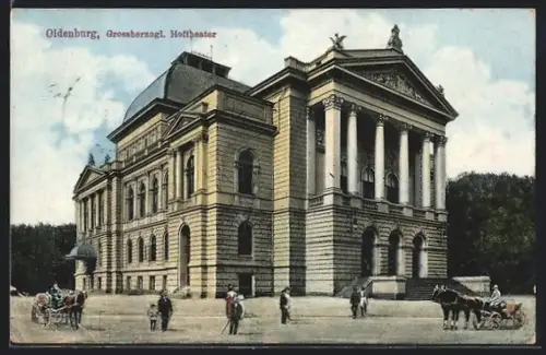 AK Oldenburg, Grossherzogl. Hoftheater