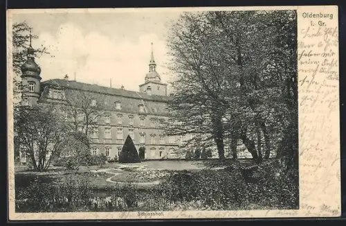 AK Oldenburg i. Gr., Schloss, Schlosspark